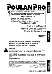 Poulan Pro 967086901 Manual De Instrucciones