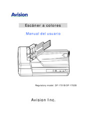 Avision DF-1701B Manual Del Usuario