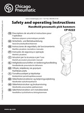 Chicago Pneumatic CP 0222 Instrucciones De Seguridad Y De Funcionamiento