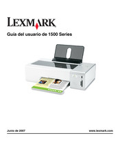 Lexmark 1500 Serie Guia Del Usuario