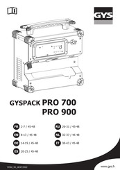 GYS GYSPACK PRO 700 Traducción De Las Instrucciones Originales