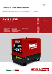 Mosa GE SX- 7554 YDT Manual De Uso Y Mantenimiento