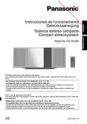 Panasonic SC-HC395 Instrucciones De Funcionamiento