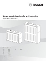 Bosch PSS 0002 A Guia De Inicio Rapido