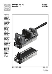 Fein VersaMAG VISE Serie Manual De Instrucciones