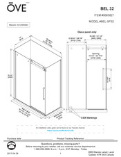 OVE BEL-SP32 0665827 Manual Del Usuario