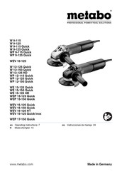 Metabo 600562420 Instrucciones De Manejo