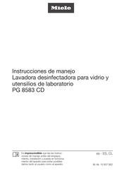 Miele PG 8583 CD Instrucciones De Manejo