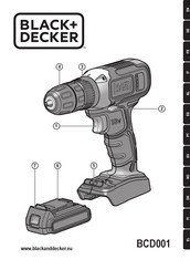 Black+Decker BCD001 Traducción De Las Instrucciones Originales