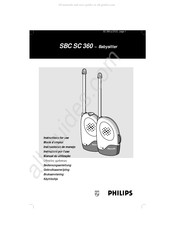 Philips SBC SC 360 Instrucciones De Manejo