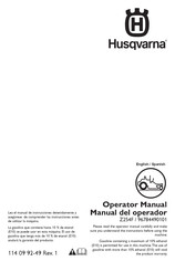 Husqvarna 96784490101 Manual Del Operador