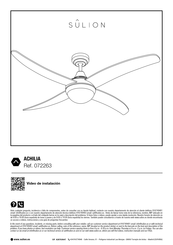 Sulion ACHILIA 072263 Manual De Instrucciones