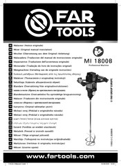 Far Tools MI 1800B Manual De Instrucciones