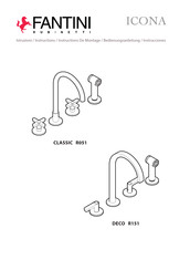 Fantini Rubinetti CLASSIC R051 Instrucciones De Montaje