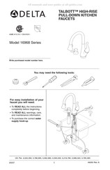 Delta TALBOTT 16968 Manual De Instrucciones