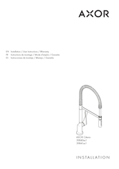 Hansgrohe AXOR Citterio 39840 1 Serie Instrucciones De Montaje