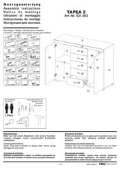 FMD Furniture TAPEA 2 Instrucciones De Montaje