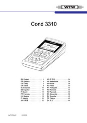 Wtw Cond 3310 Manual Del Usuario