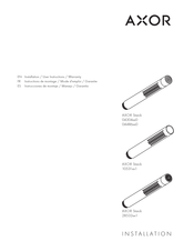 Hansgrohe AXOR Starck 10531 1 Serie Instrucciones De Montaje