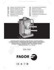 Fagor CR-750 Manual De Instrucciones