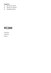 Gaggenau RC 289 Manual De Usuario