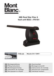 Mont Blanc MB Roof Bar Flex 3 Instrucciones De Montaje