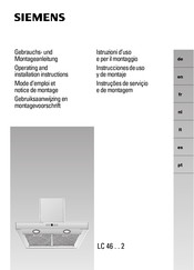 Siemens LC 46 2 Serie Instrucciones De Montaje