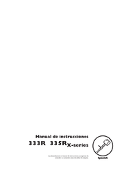 Jonsered 335RX Serie Manual De Instrucciones