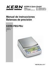 KERN&SOHN PBS-BA-s-1617 Manual De Instrucciones