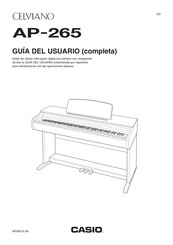 Casio CELVIANO AP-265 Guia Del Usuario