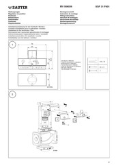 sauter XSP 31 F001 Instrucciones De Montaje