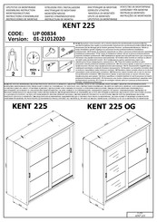 Forma Ideale KENT 225 UP 00834 Instrucciones De Montaje