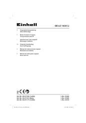 EINHELL 45.017.77 Manual De Instrucciones Original