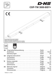 D+H CDP-TW 1600 Manual Original