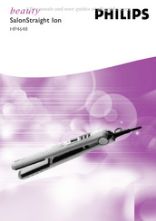 Philips SalonStraight Ion HP4648 Manual Del Usuario