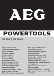 AEG SB 22-2 E Manual Original