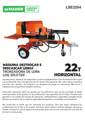 MADER GARDEN LSE2204 Manual De Instrucciones