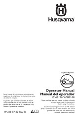 Husqvarna 967 678401-00 Manual Del Operador