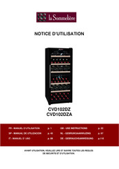 La Sommeliere CVD102DZA Manual De Utilización