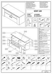 Forma Ideale KENT 120 UP 00399 Manual De Instrucciones