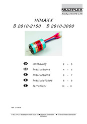 Multiplex HIMAXX B 2810-3000 Instrucciones