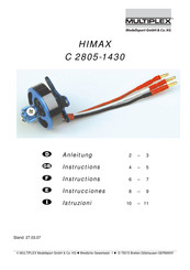 Multiplex HIMAX C 2805-1430 Instrucciones