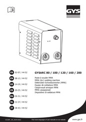 GYS GYSARC 120 Manual Del Usuario