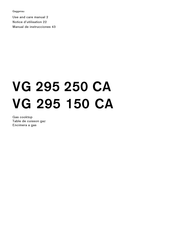 Gaggenau VG 295 150 CA Manual De Instrucciones