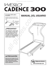 Weslo CADENCE 300 Manual Del Usuario