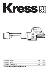 KRESS KG560.X Manual Del Usuario