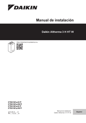 Daikin Altherma 3 H HT W ETBH16E 6V Serie Manual De Instalación