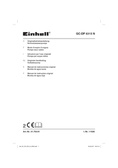 EINHELL GC-DP 6315 N Manual De Instrucciones