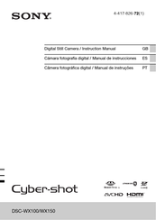 Sony Cyber-shot DSC-WX150 Manual De Instrucciones