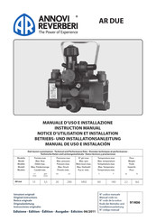 Annovi Reverberi AR DUE Manual De Uso E Instalación